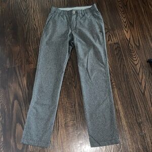 Under armour men’s lightweight dress pants dark gray charcoal sz 30/32
